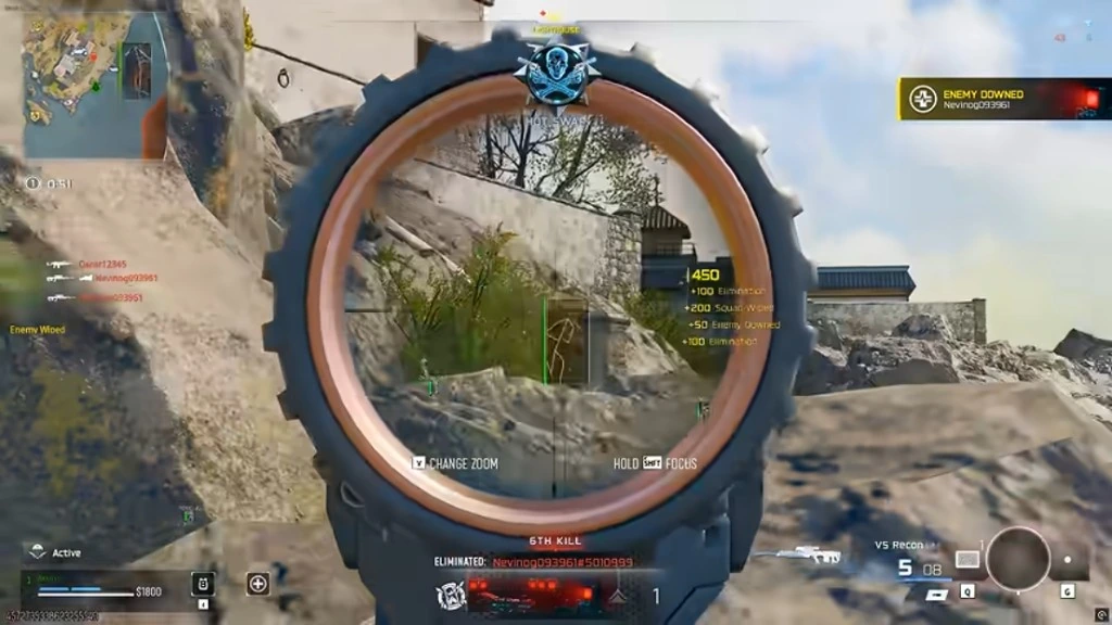 Warzone wallbang aimbot through a sniper scope